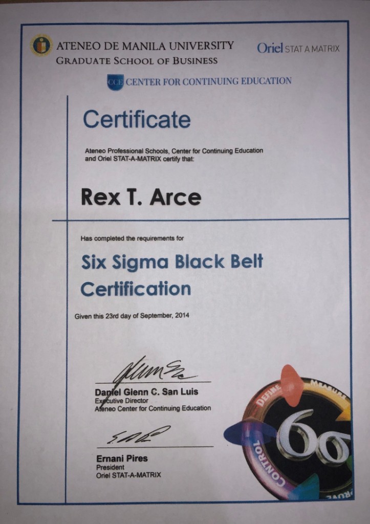 5440 geodir mentor bb upload Ateneo Six Sigma BB Cert