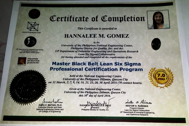 7391 geodir mentor mbb upload LSS MBB Certificat UPPSQ