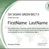 Six Sigma Green Belt Certification - Level II (Self-Paced Exam Series)
